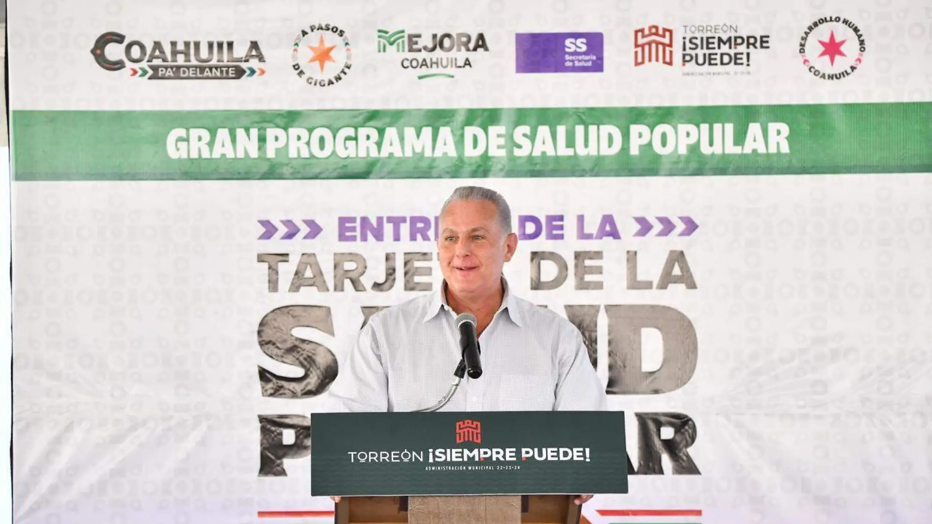 En Torreón, pone en marcha Román Cepeda el Programa de Salud Popular